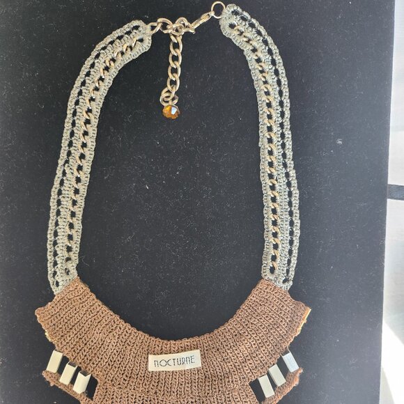 Like NEW! NOCTURNE BIB NECKLACE - Picture 2 of 3